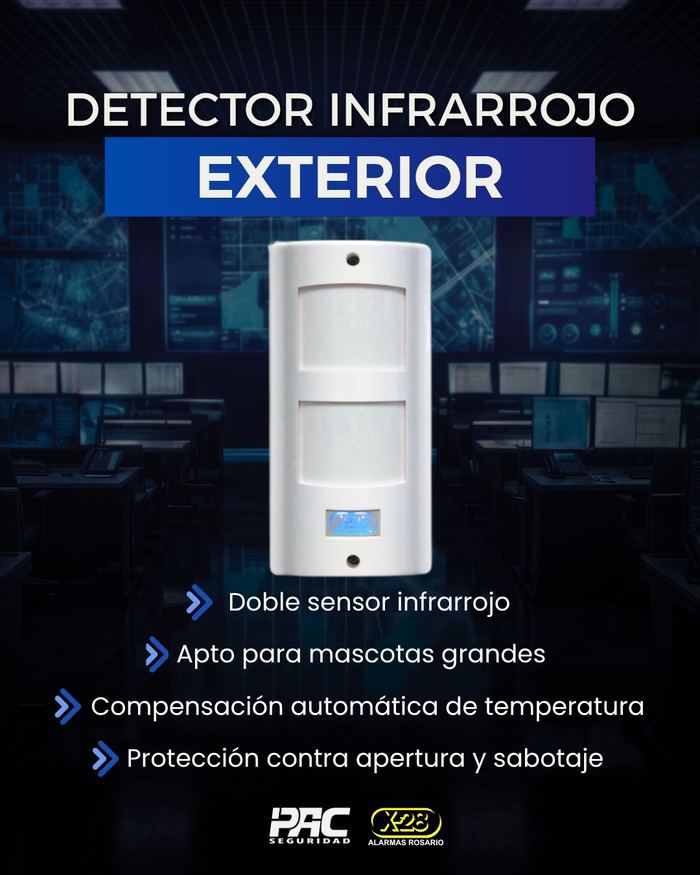 Detector de movimiento exterior